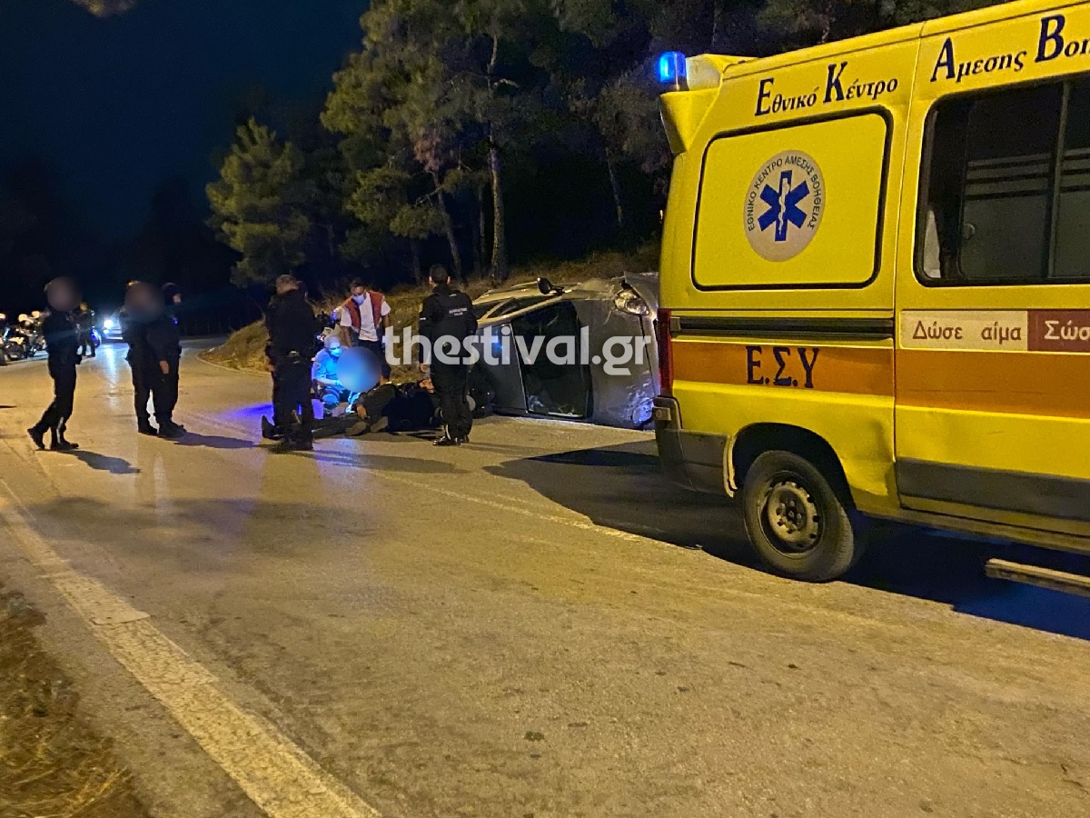 Θεσσαλονίκη: Σοβαρό τροχαίο σε καταδίωξη διακινητών στον περιφερειακό