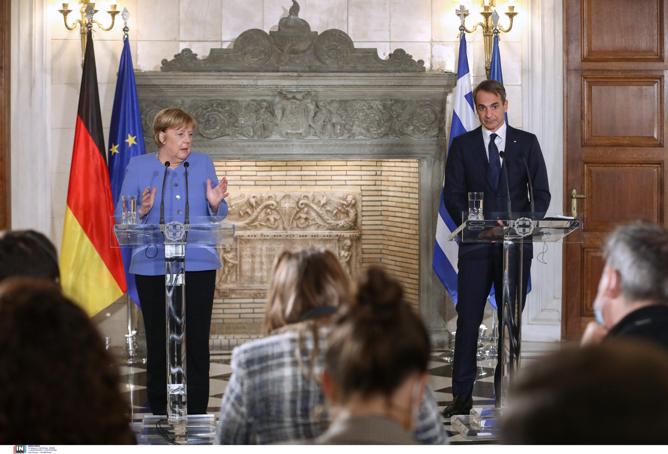 Άνγκελα Μέρκελ Κυριάκος Μητσοτάκης