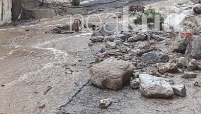 Κακοκαιρία Μπάλλος Κατολισθήσεις Κρήτη