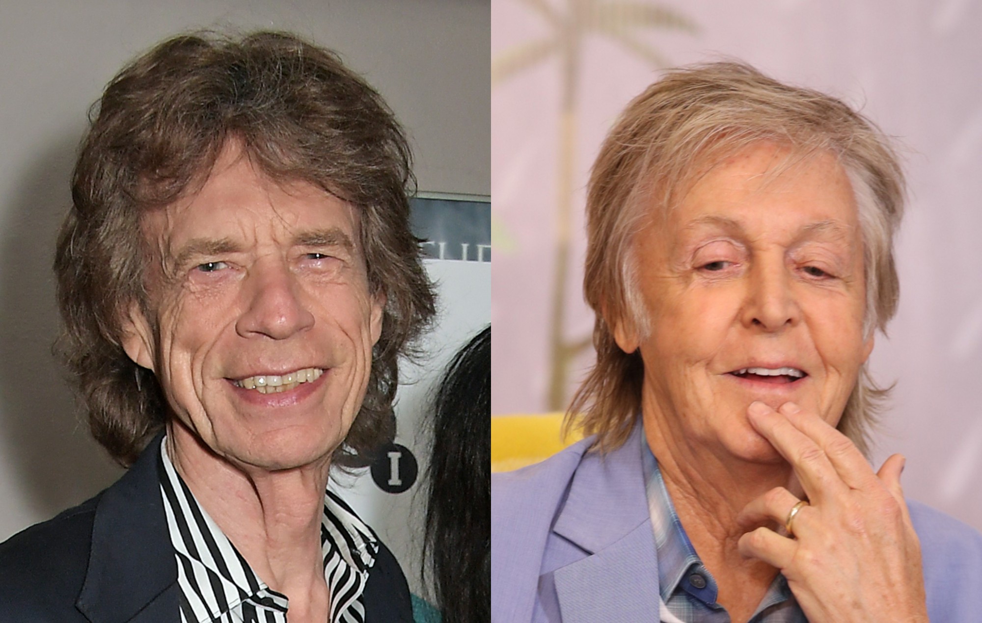 Paul McCartney Mick Jagger