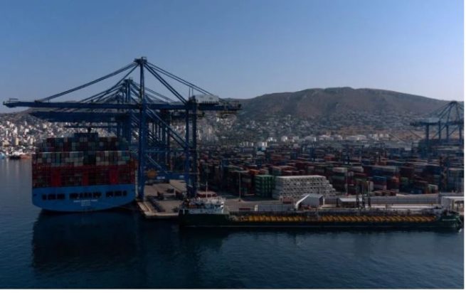 Πειραιάς - γερανογέφυρα