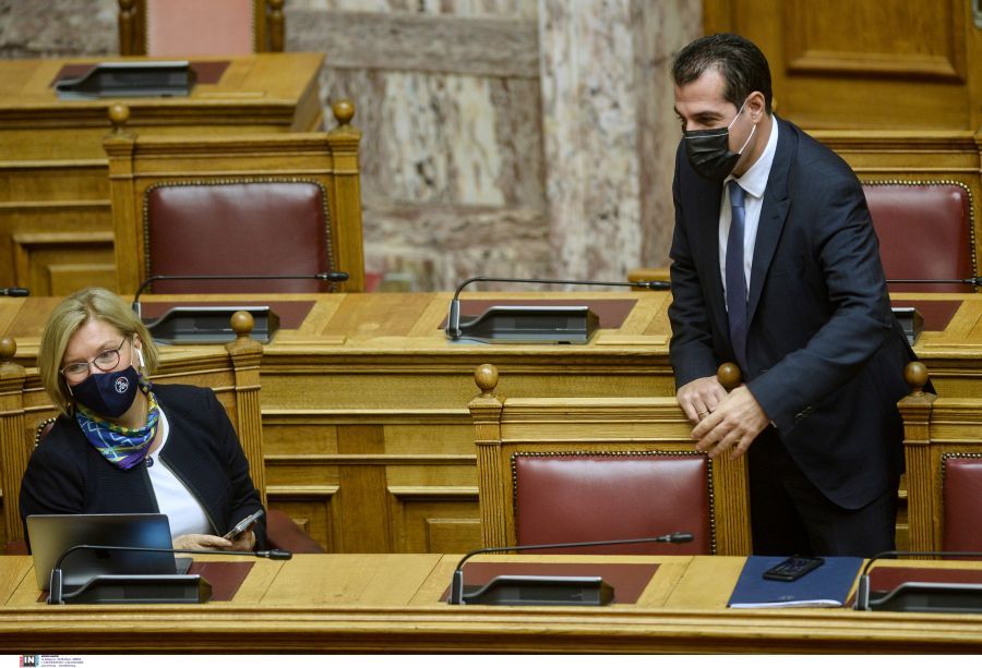 Θάνος Πλεύρης-Βουλή- Αλέξης Τσίπρας