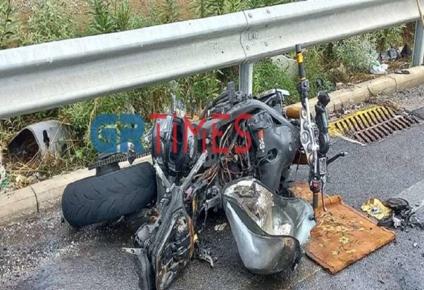 Θεσσαλονίκη-τροχαίο-μηχανή