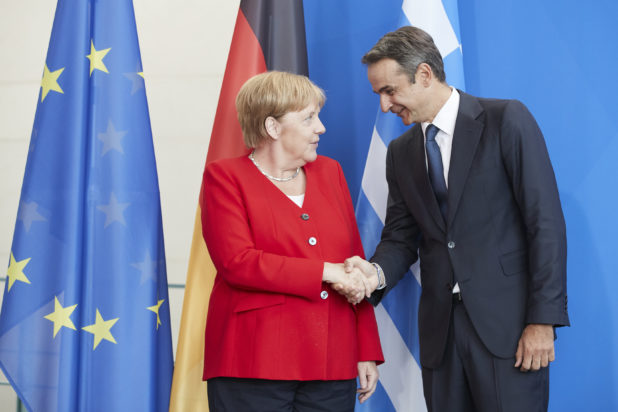 Άνγκελα Μέρκελ Κυριάκος Μητσοτάκης