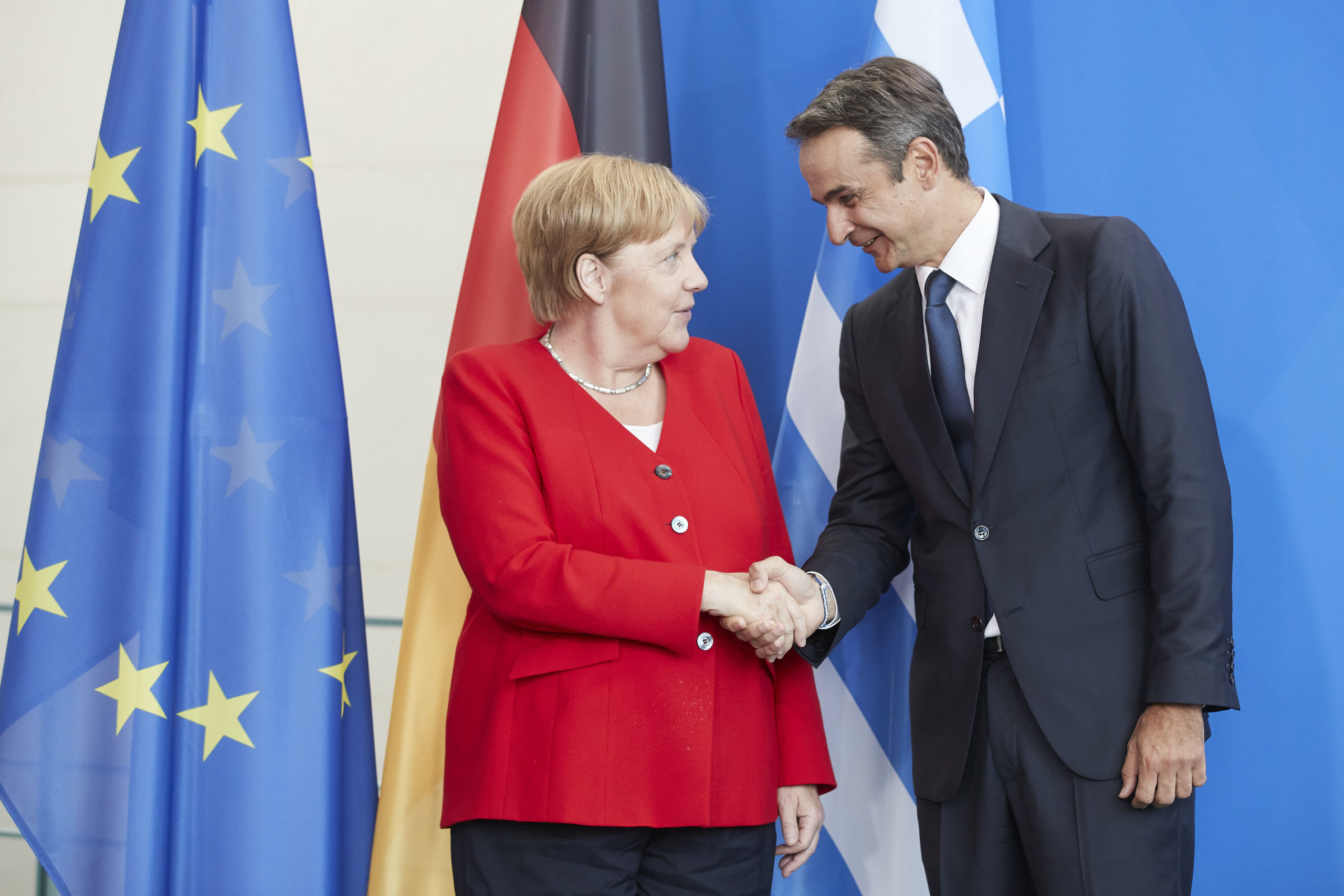 Άνγκελα Μέρκελ Κυριάκος Μητσοτάκης