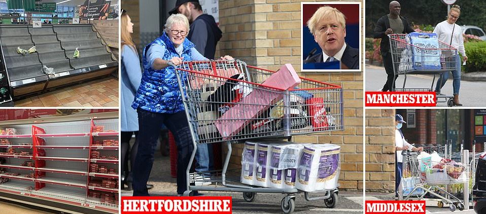 Βρετανία ράφια τρόφιμα