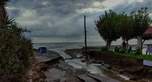 Κακοκαιρία “Αθηνά”: ΕΜΑΚ και ερπυστριοφόρα στην Εύβοια