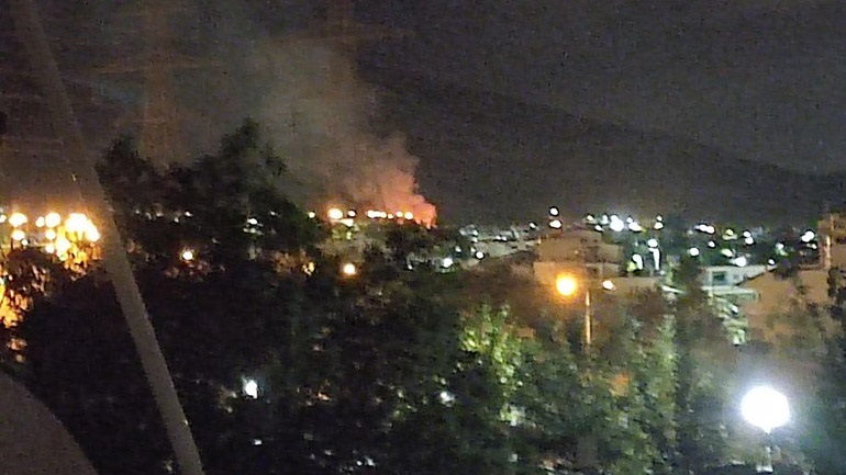 Φωτιές σε Άνω Λιόσια και Τανάγρα