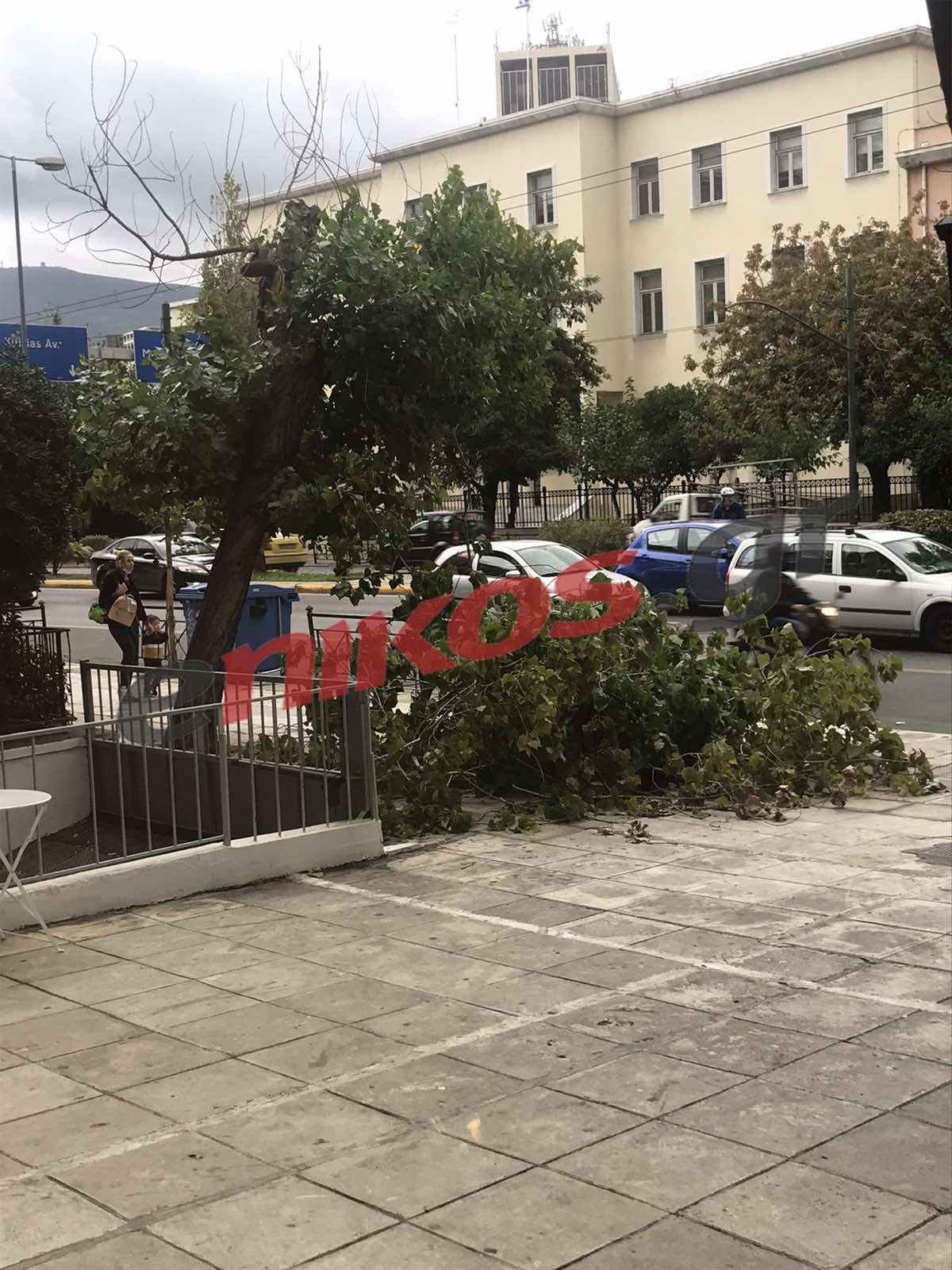 κακοκαιρία Μπάλλος - Λ. Αλεξάνδρας