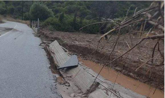 κακοκαιρία Μπάλλος- Εύβοια