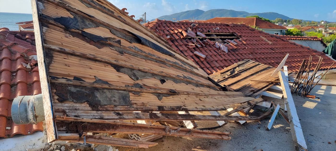 Κακοκαιρία “Αθηνά” Ανεμοστρόβιλος Ζάκυνθος