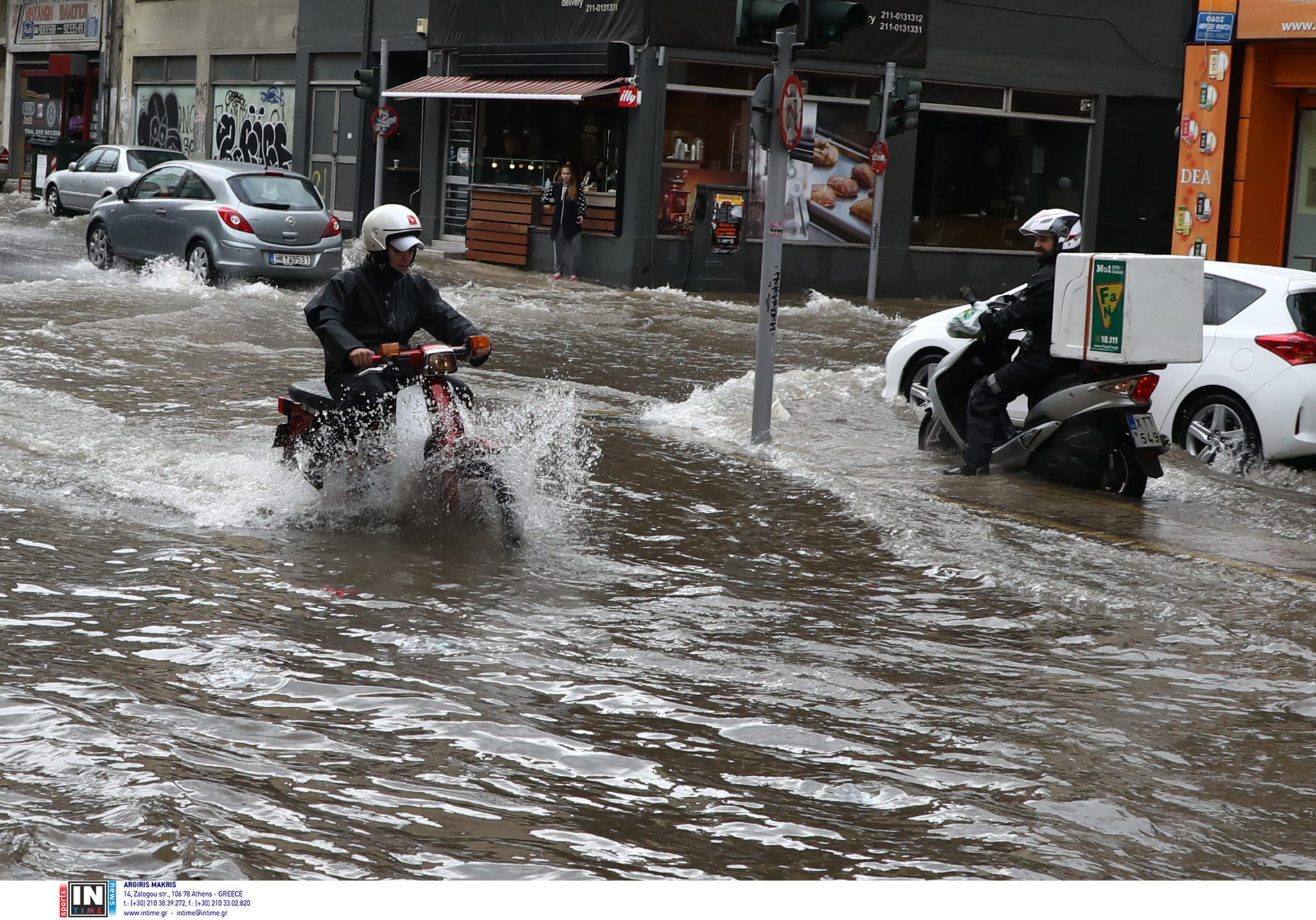 Οδήγηση Βροχή Κακοκαιρία Μπάλλος