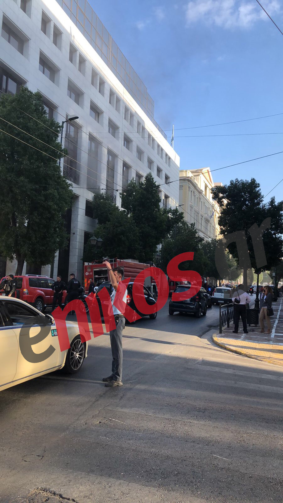 καπνοί φωτιά Σταδίου