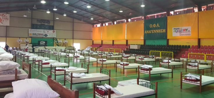 Κρήτη σκηνές σεισμόπληκτοι