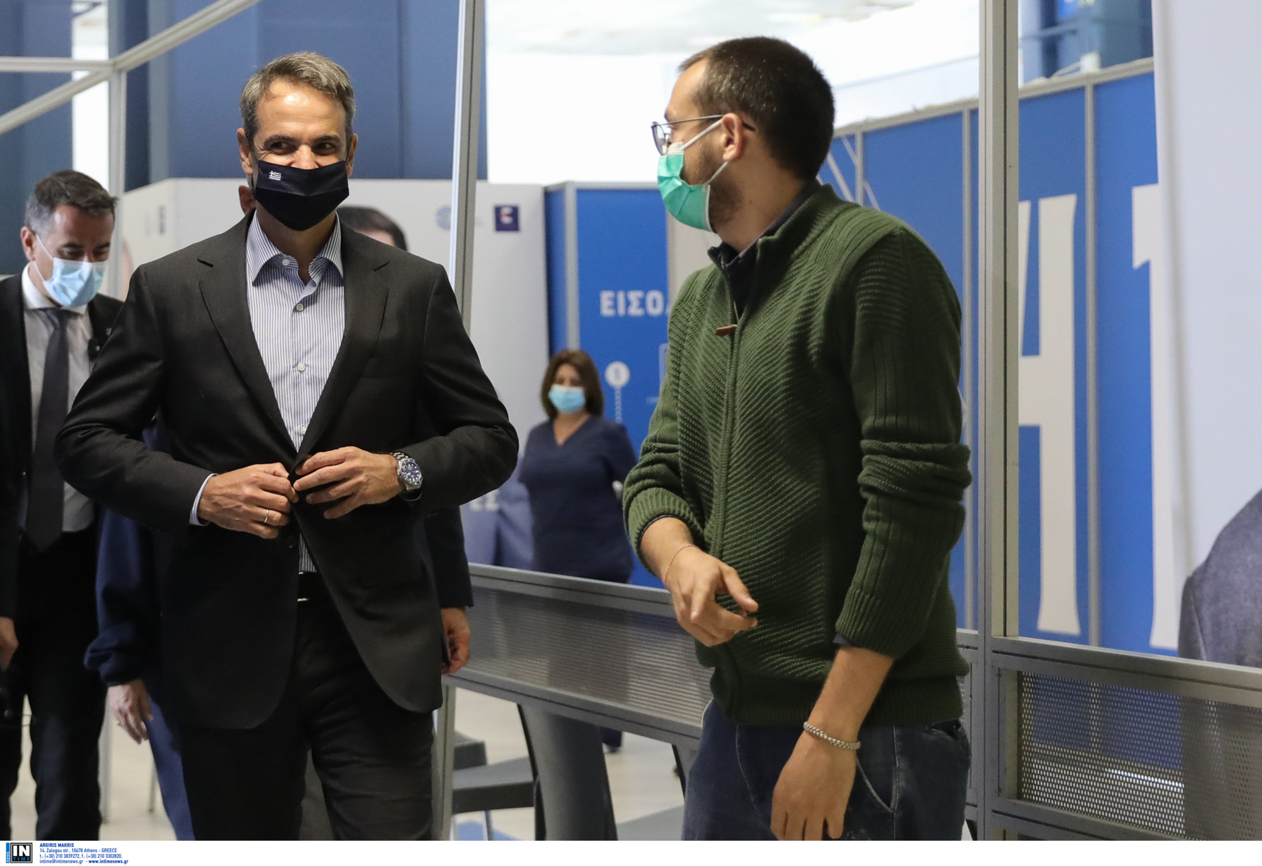 Κυριάκος Μητσοτάκης εμβολιασμός