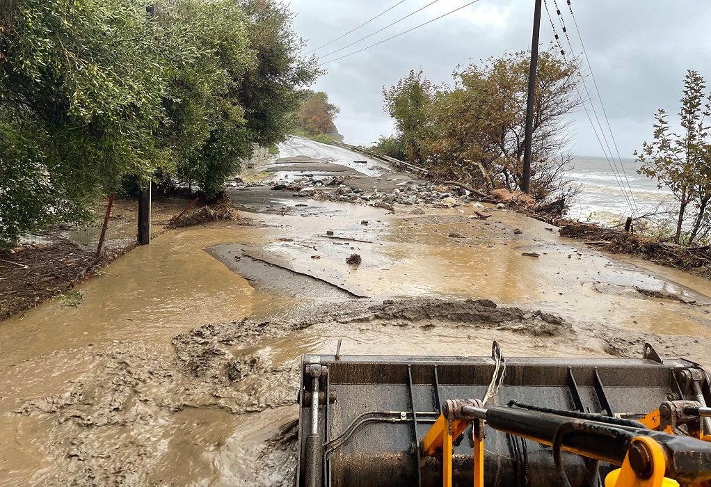 Κακοκαιρια “Αθηνά”: Τεράστιες ζημιές σε καλλιέργειες στη Μελιβοία