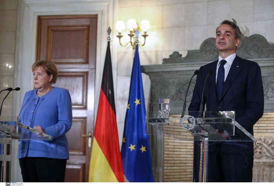 Άνγκελα Μέρκελ- Κυριάκος Μητσοτάκης