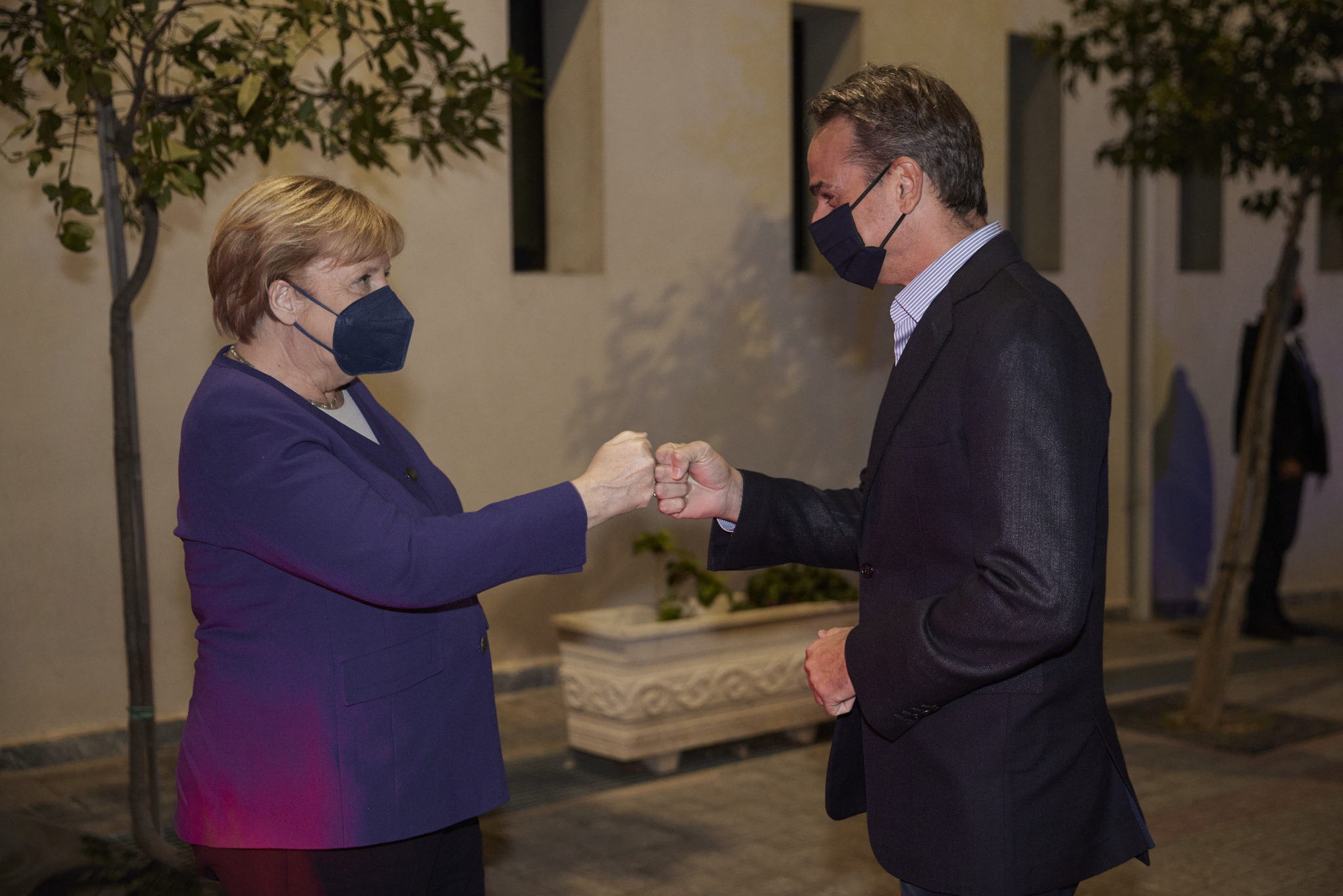 Άνγκελα Μέρκελ - Κυριάκος Μητσοτάκης