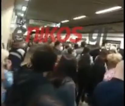 μετρό συνωστισμός