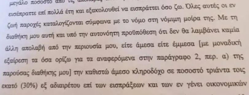 Μίκης Θεοδωράκης διαθήκη