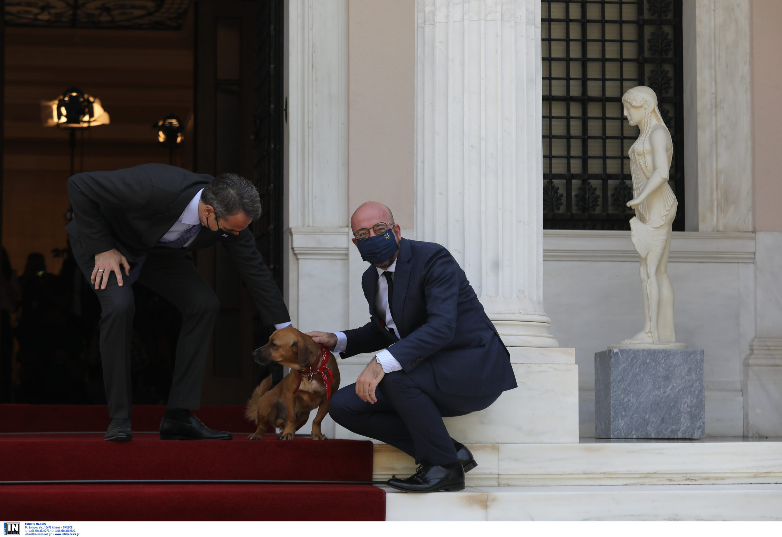 Κυριάκος Μητσοτάκης Σαρλ Μισέλ Πίνατ Peanut