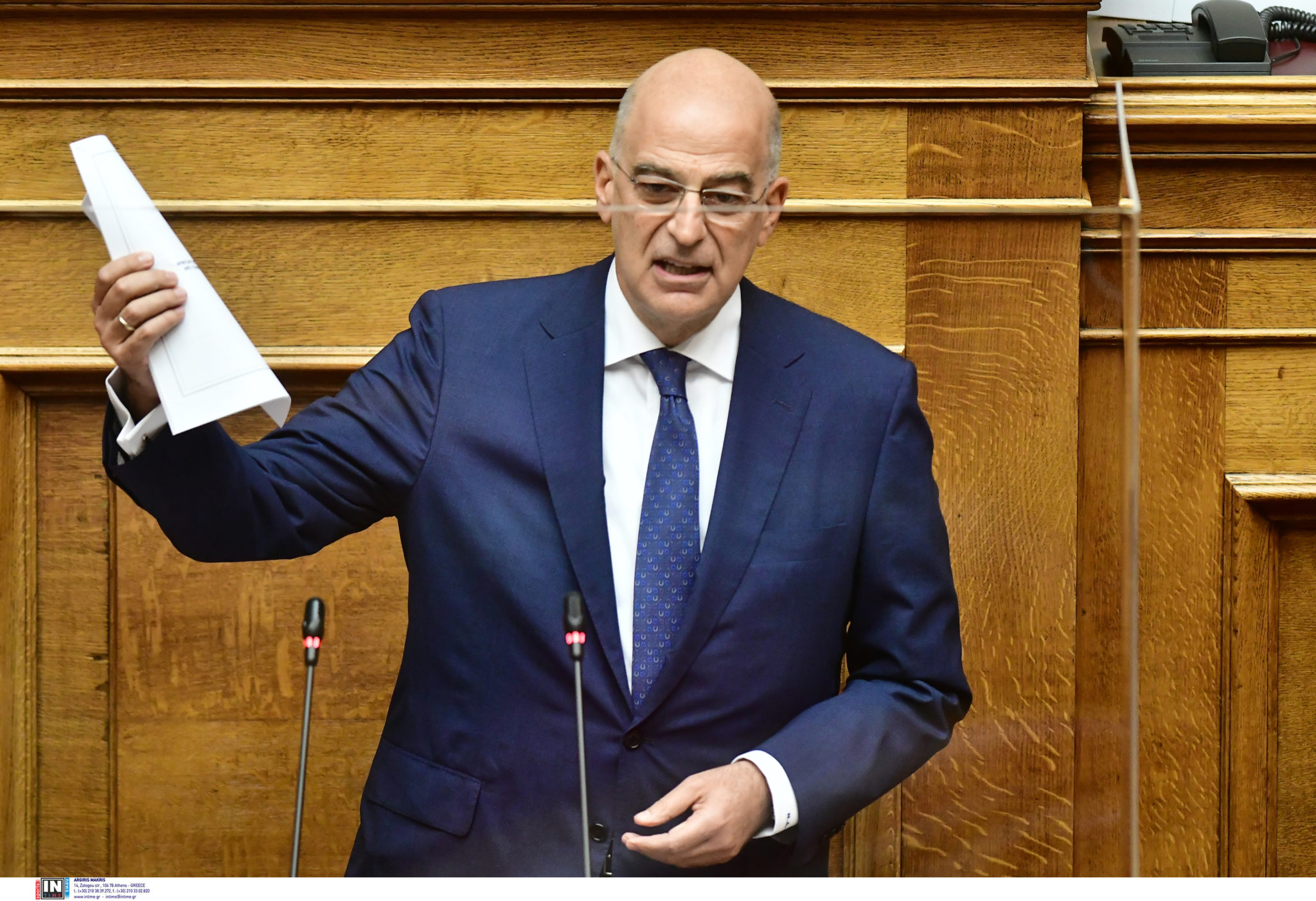 Νίκος Δένδιας βουλή