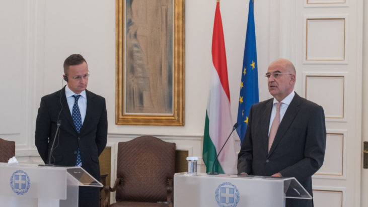 Νίκος Δένδιας Πίτερ Σιάρτο