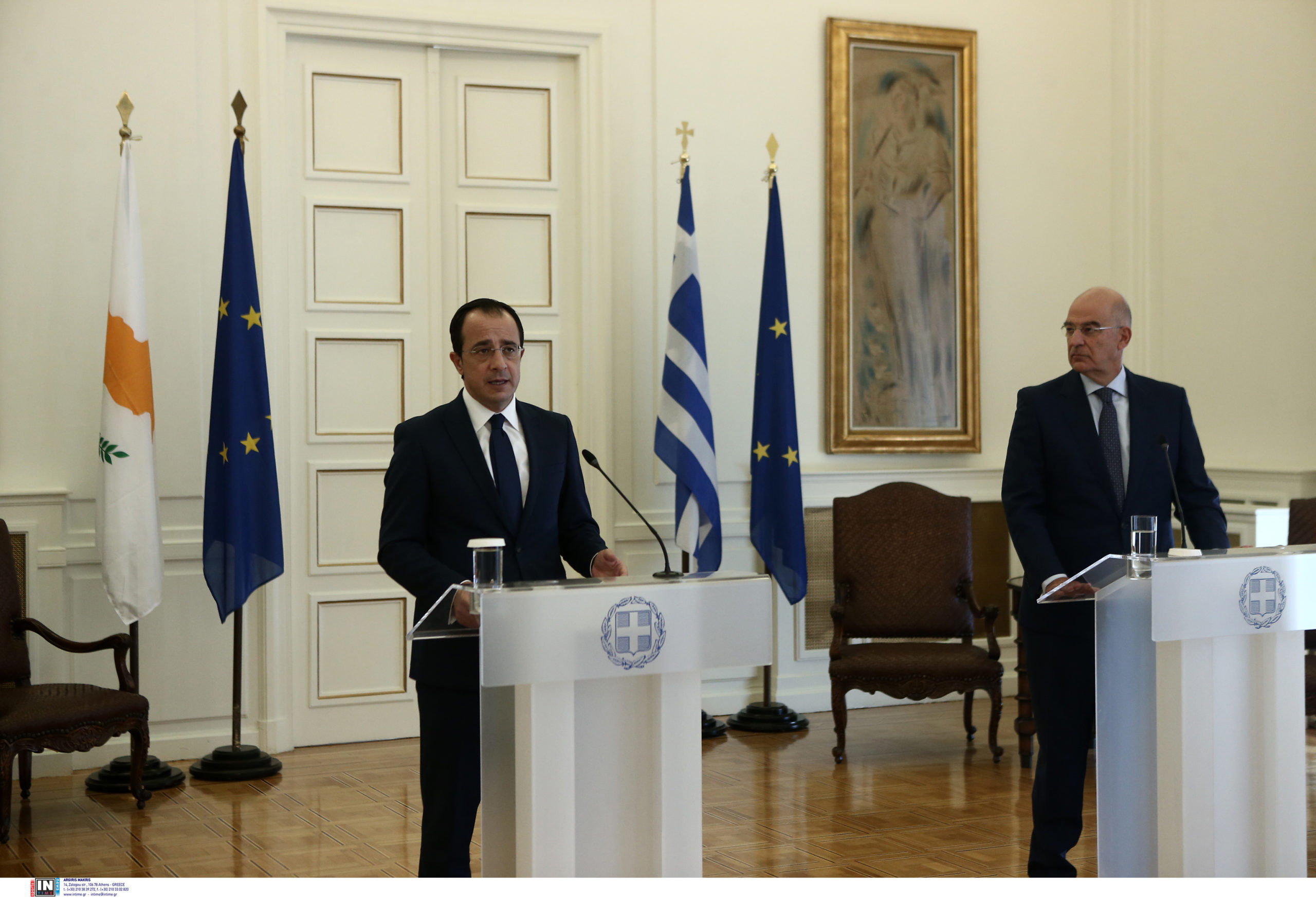 Νίκος Δένδιας - Νίκος Χριστοδουλίδης 