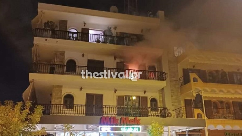 Θεσσαλονίκη: Αναστάτωση από πυρκαγιά σε διαμέρισμα στις Συκιές