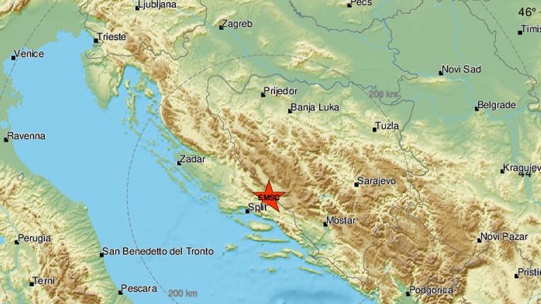 Ισχυρός σεισμός στην Κροατία