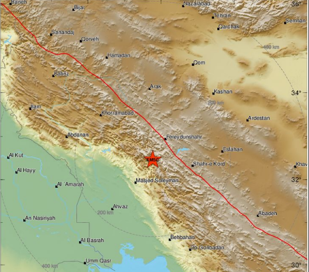 Ισχυρός σεισμός στο Ιράν