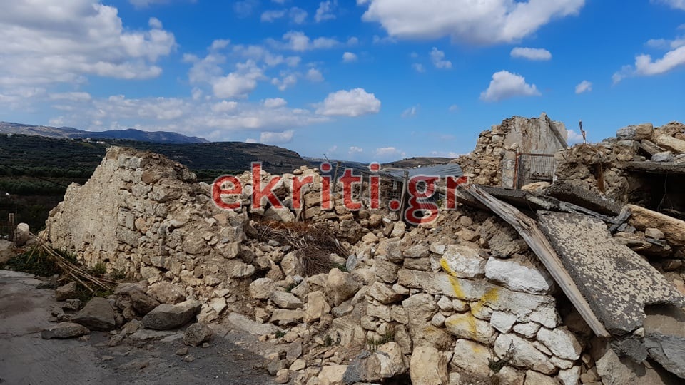 Σεισμός Κρήτη Αρκαλοχώρι Γαλατά