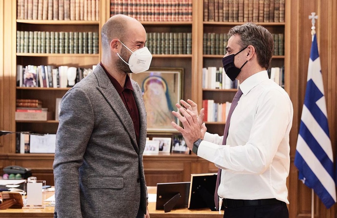 Βασίλης Σπανούλης Κυριάκος Μητσοτάκης