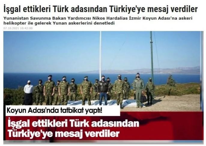 τουρκικά ΜΜΕ Χαρδαλιάς 