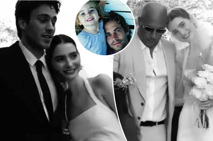 Παντρεύτηκε η κόρη του αδικοχαμένου Πολ Γουόκερ – Ο νονός της Βιν Ντίζελ στο πλευρό της