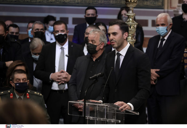 Μανώλης Χριστοδουλάκης κηδεία Γεννηματά