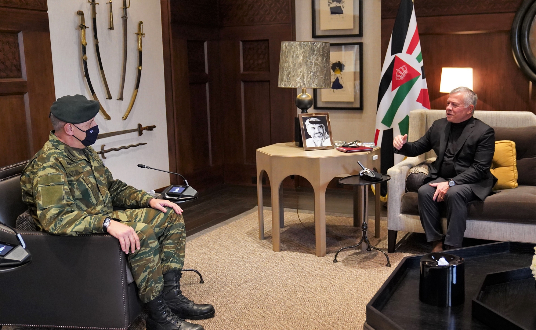 Αρχηγός ΓΕΕΘΑ-Βασιλιάς Ιορδανίας