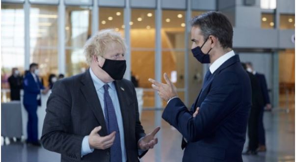 Κυριάκος Μητσοτάκης-Μπόρις Τζόνσον