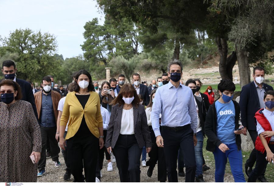 Κυριάκος Μητσοτάκης - Αρχαία Ολυμπία