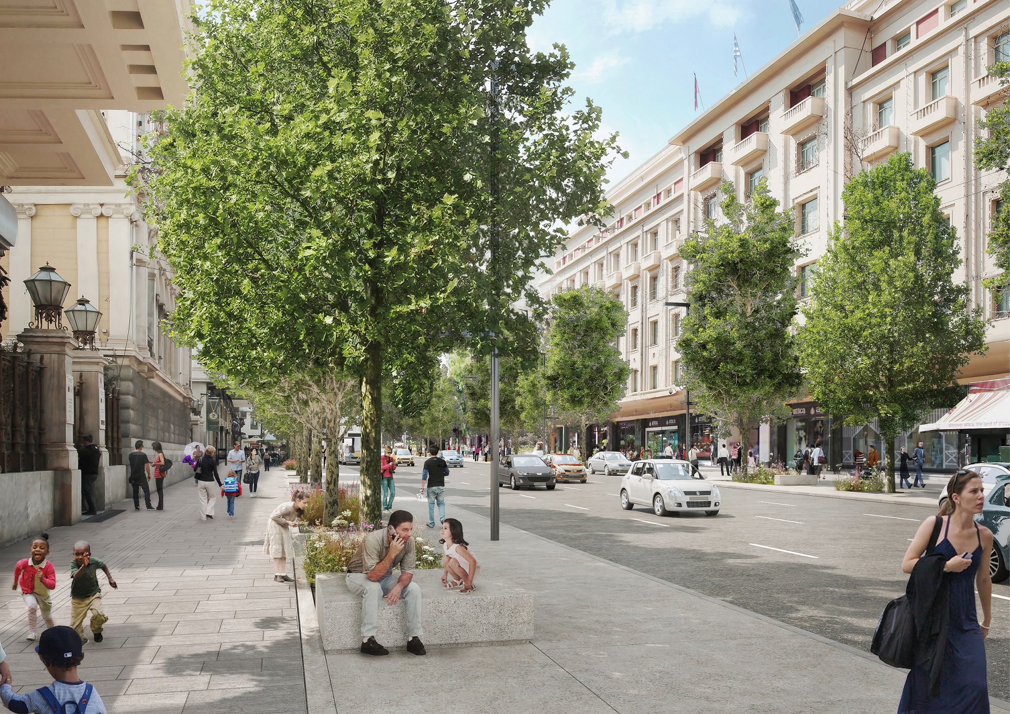 Πανεπιστημίου- ανάπλαση