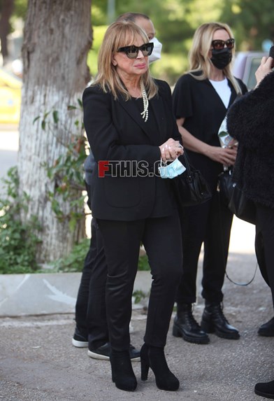 Άννα Φόνσου, κηδεία Τάκη Μπουγά 