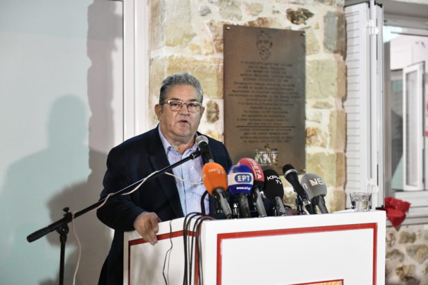 Δημήτρης Κουτσούμπας ΚΚΕ Χανιά