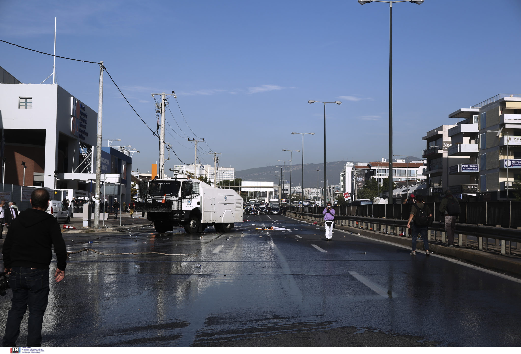 επεισόδια συγκέντρωση πυροσβέστες