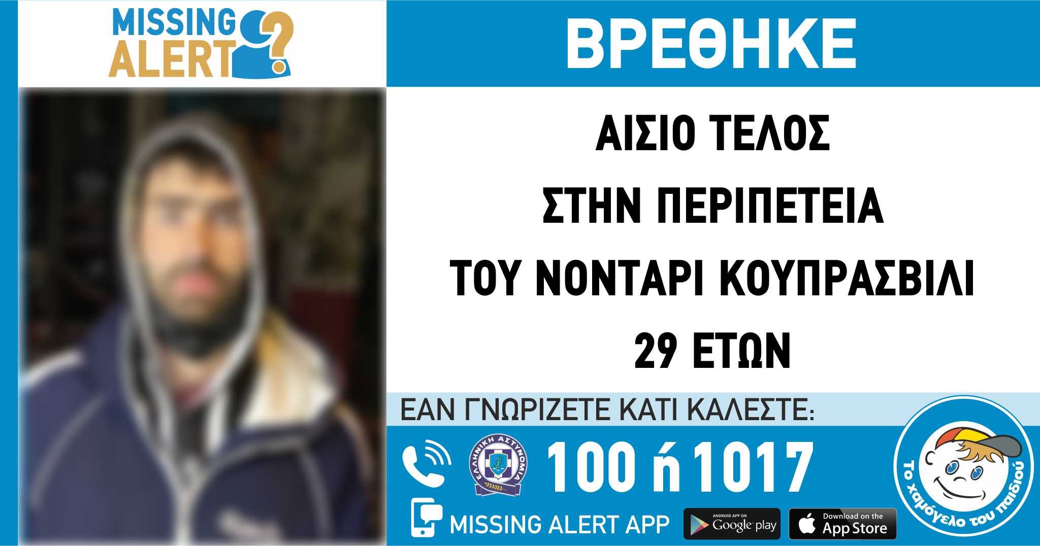 Εξαφάνιση-29χρονος