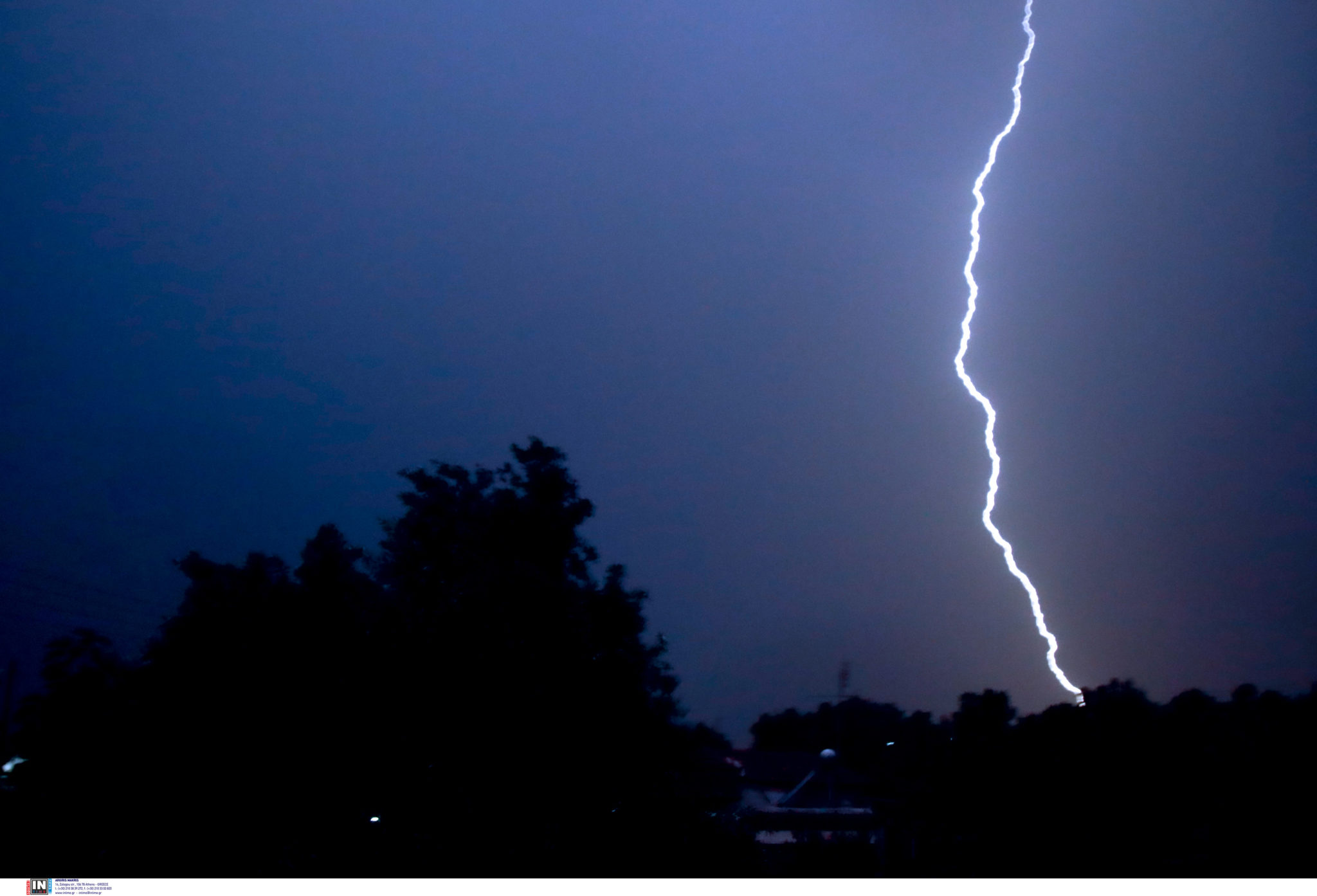 κακοκαιρία - κεραυνός