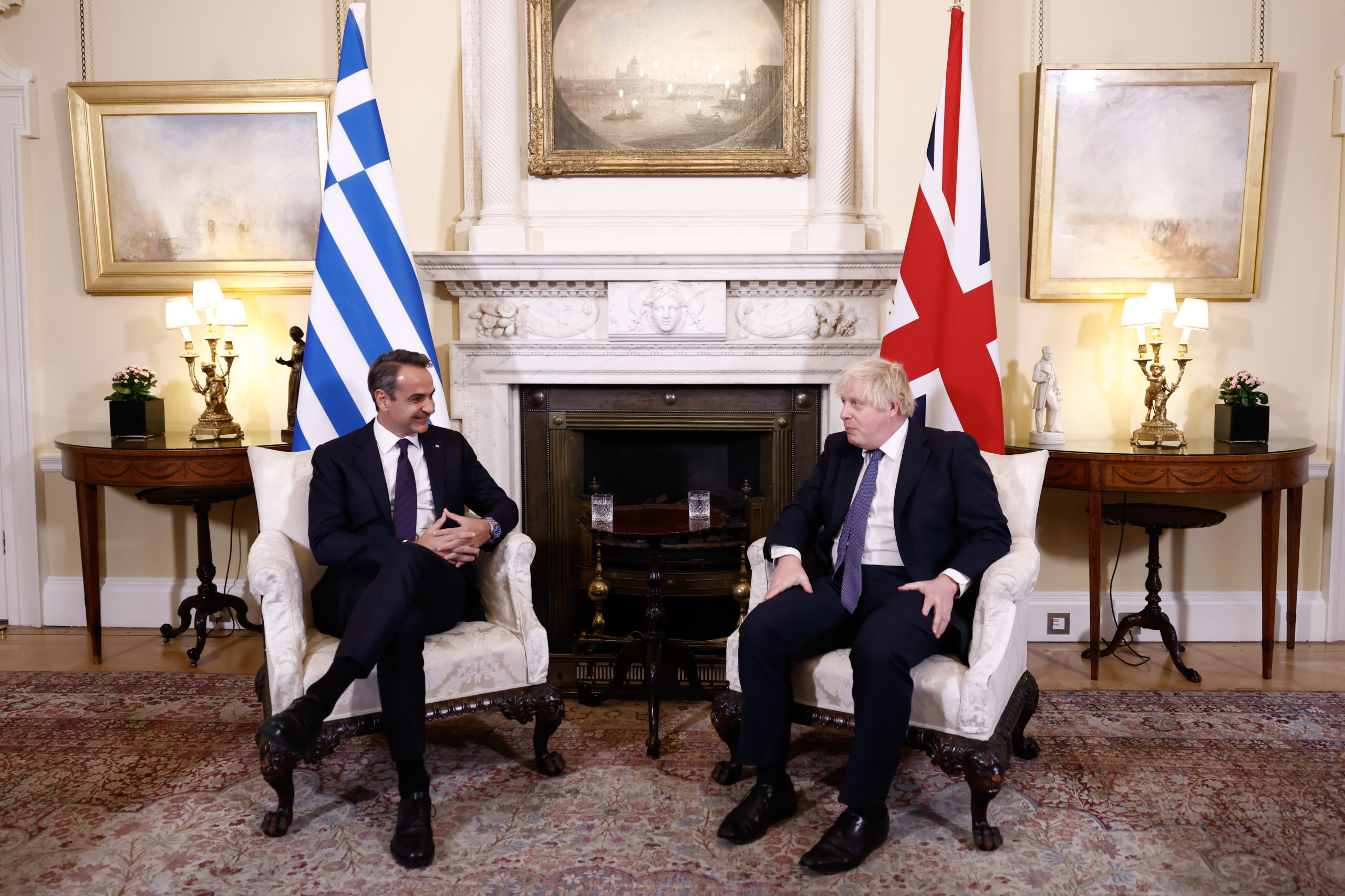 Κυριάκος Μητσοτάκης - Μπόρις Τζόνσον 