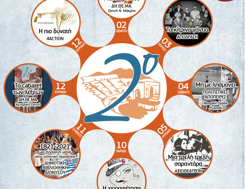 Μαραθώνας: 2ο Φεστιβάλ Ερασιτεχνικών Θιάσων – Ποιες παραστάσεις μπορείτε να παρακολουθήσετε δωρεάν