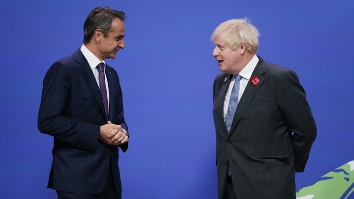 Μητσοτάκης - Τζόνσον