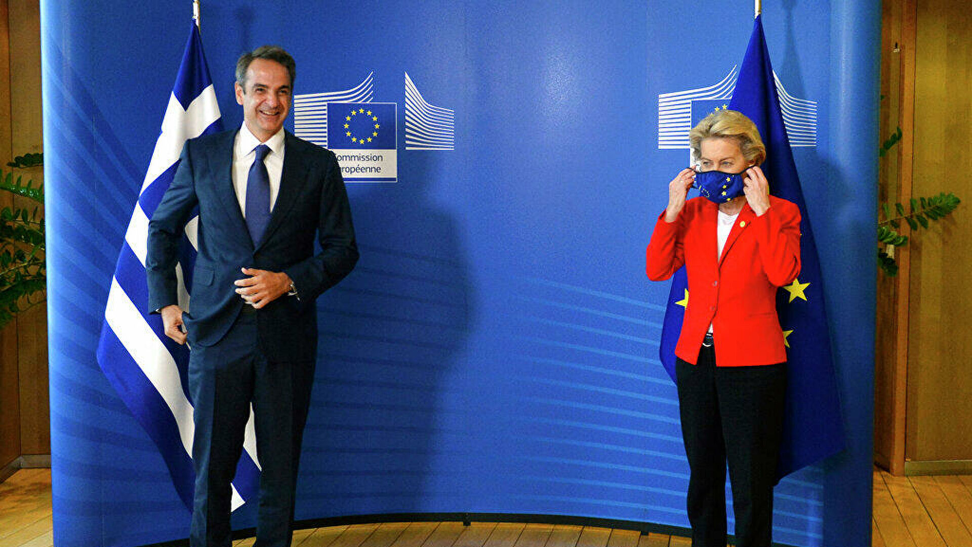 Μητσοτάκης Ούρσουλα Φον Ντερ Λάιεν