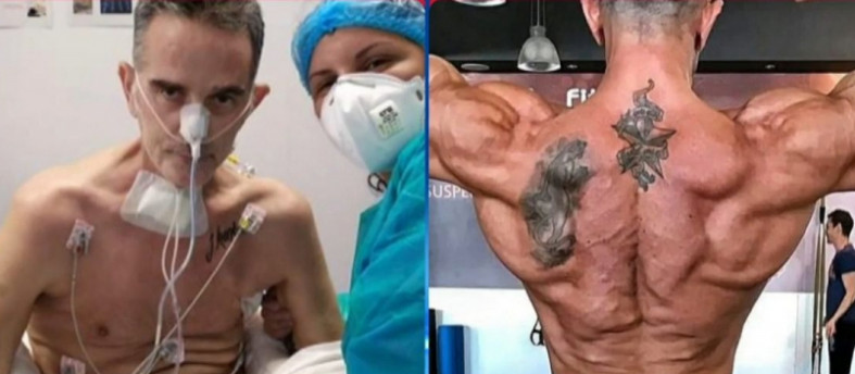 Κορονοϊός: Αγνώριστος ο bodybuilder Βασίλης Μοϊντίνης – Έμεινε διασωληνωμένος για 2 μήνες και έχασε 42 κιλά